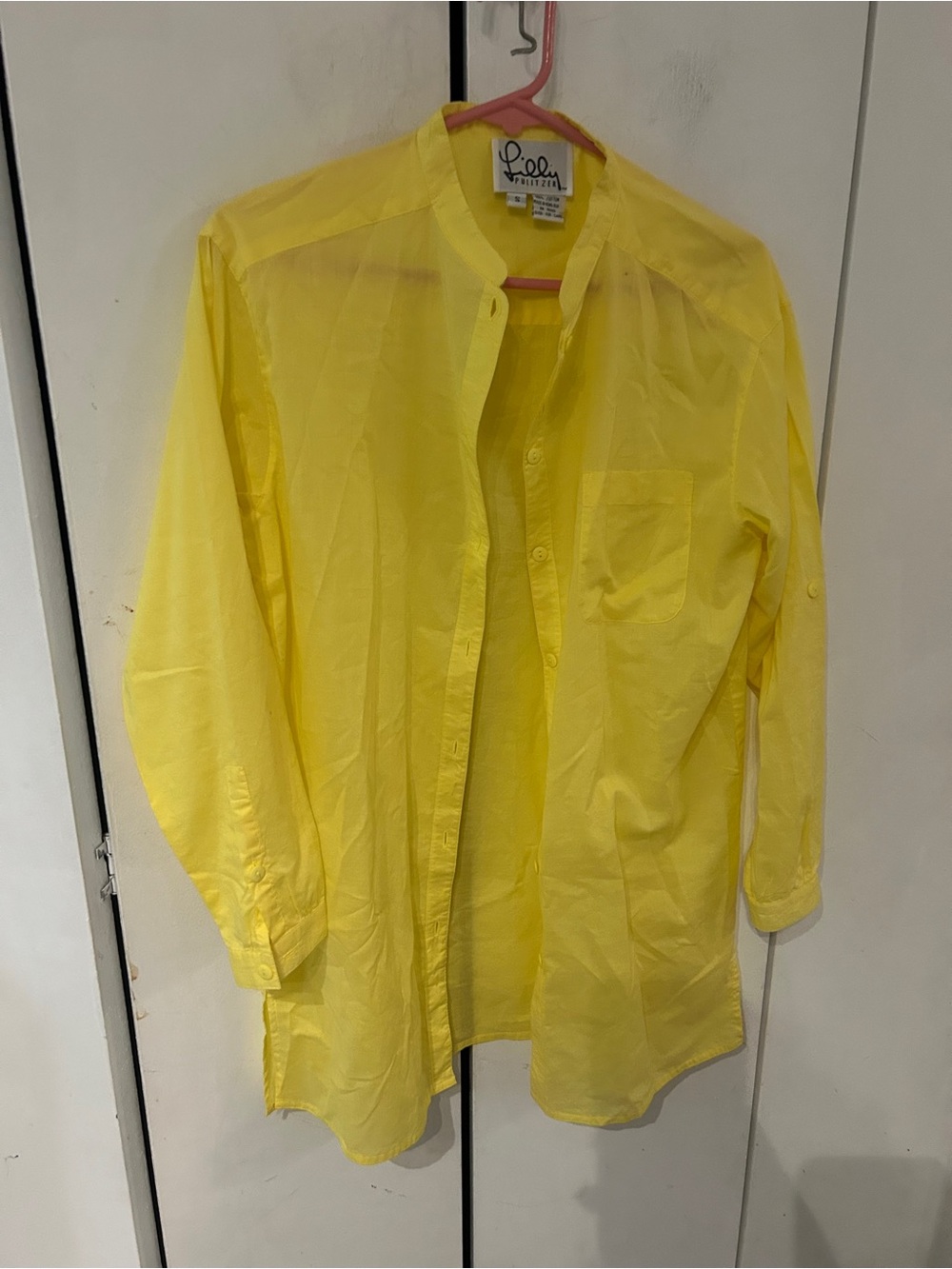 Lilly Pulitzer women’s Yellow Button-Up  shirt